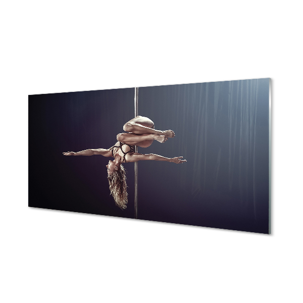 Acrylic print Woman dancing tube