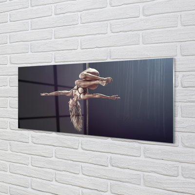 Acrylic print Woman dancing tube