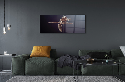 Acrylic print Woman dancing tube