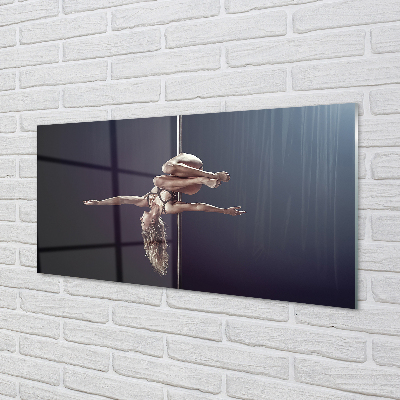 Acrylic print Woman dancing tube