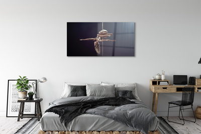 Acrylic print Woman dancing tube