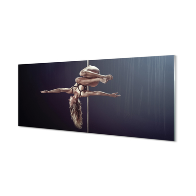 Acrylic print Woman dancing tube