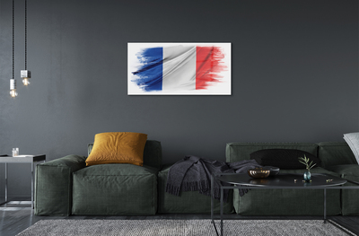 Acrylic print The flag of france