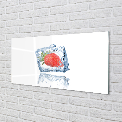 Acrylic print Strawberry ice