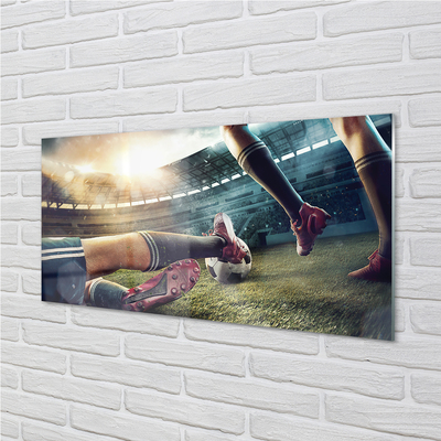 Acrylic print Football stadium cork