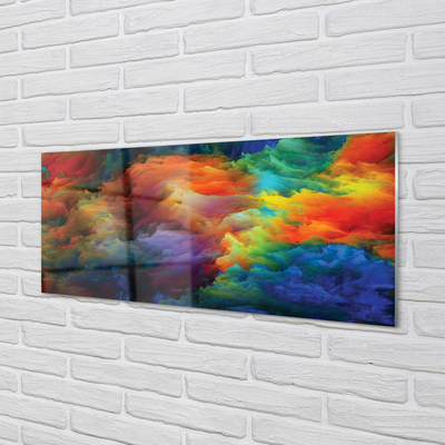 Acrylic print 3d colorful fractals