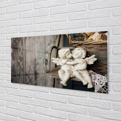 Acrylic print Kissing angels