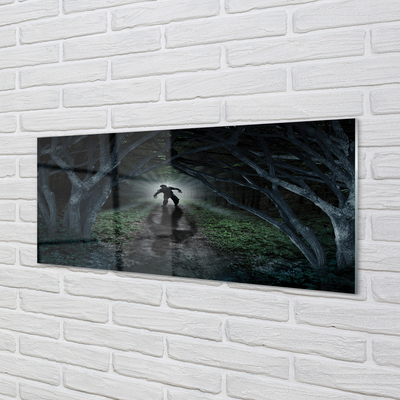 Acrylic print As a dark forest tree