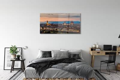 Acrylic print Italy panorama cathedral mountains
