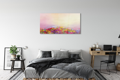 Acrylic print Sky flowers