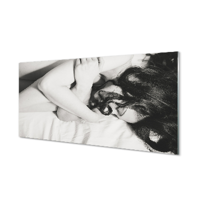 Acrylic print Sleeping woman