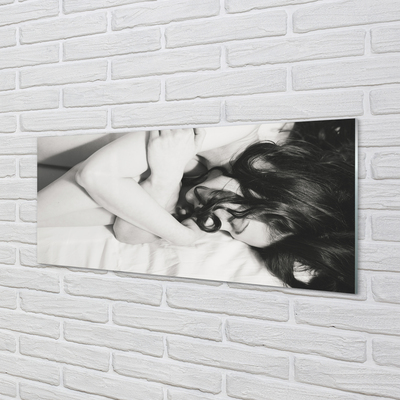 Acrylic print Sleeping woman