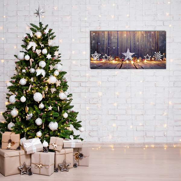 Acrylic Print Stars Christmas Lights Decorations