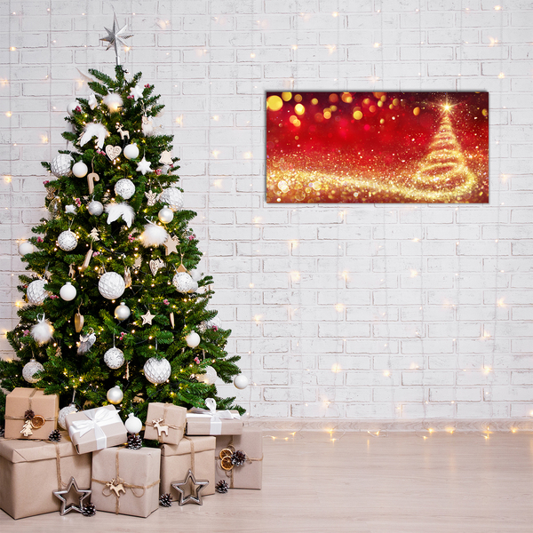 Acrylic Print Abstraction Christmas holidays Winter