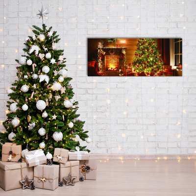 Plexiglas® Wall Art Christmas Fireplace Christmas Gift