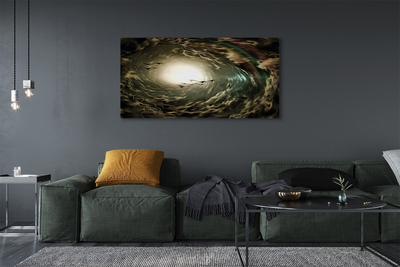 Canvas print Clouds of birds