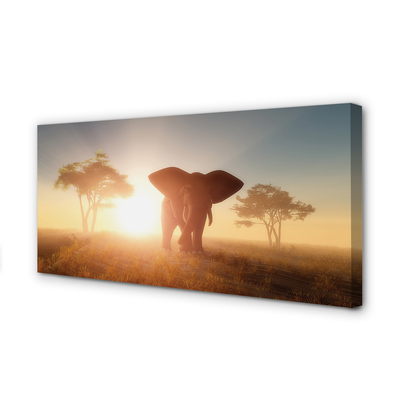 Canvas print Is the wave elephant