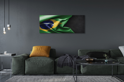 Canvas print Brazil flag