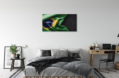 Canvas print Brazil flag