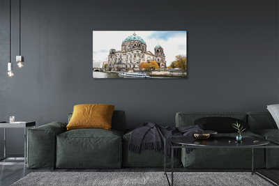 Canvas print Germany river berlin cathedral