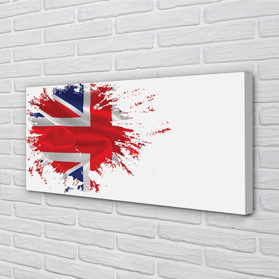 Canvas print The flag of great britain