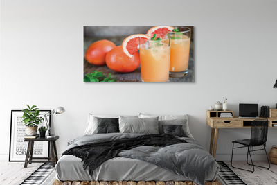 Canvas print Grapefruit cocktail