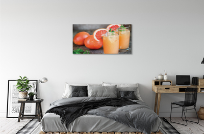 Canvas print Grapefruit cocktail