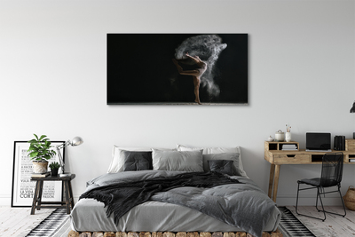 Canvas print Smoke woman