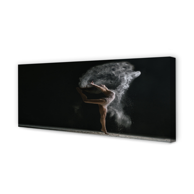 Canvas print Smoke woman