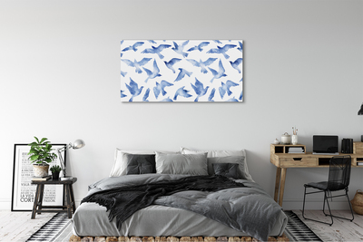Canvas print Painted birds