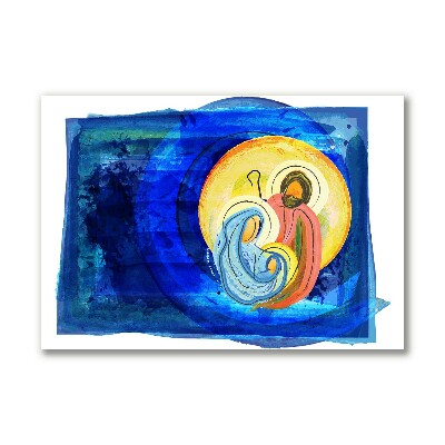 Canvas print Abstraction Holy Family Winter