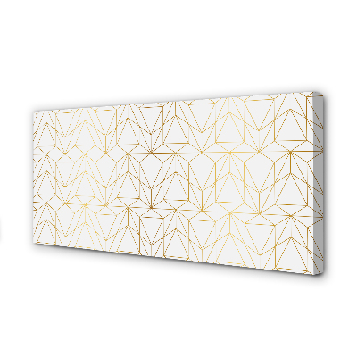Canvas print The contours triangles