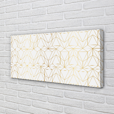 Canvas print The contours triangles