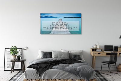 Canvas print Panorama of the sea