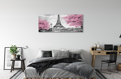 Canvas print Paris spring tree