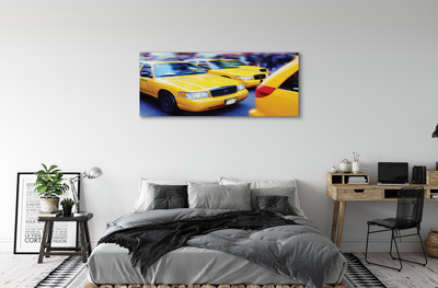 Canvas print City yellow cab