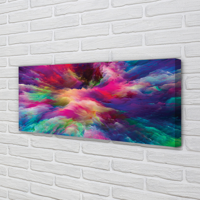 Canvas print Fractals colorful