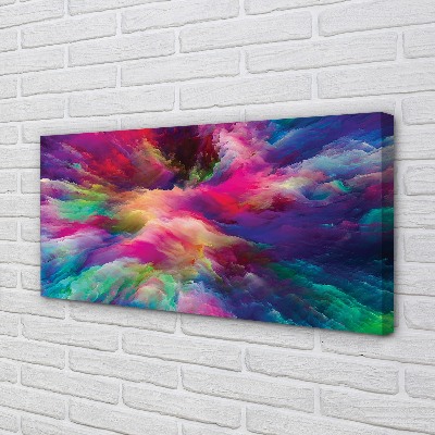 Canvas print Fractals colorful