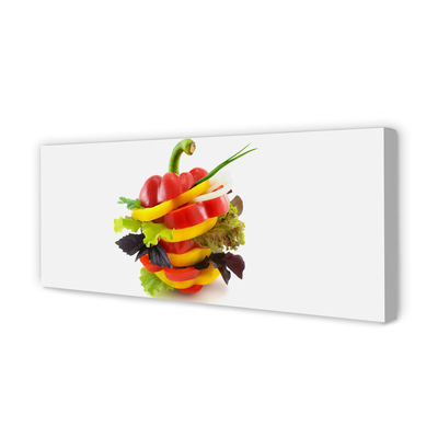 Canvas print Salad pepper