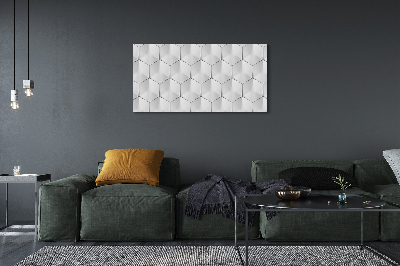 Canvas print 3d hexagons