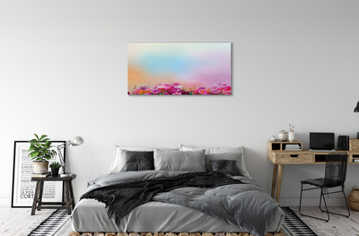 Canvas print Sky flowers