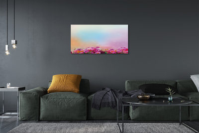 Canvas print Sky flowers