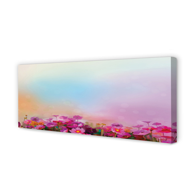 Canvas print Sky flowers