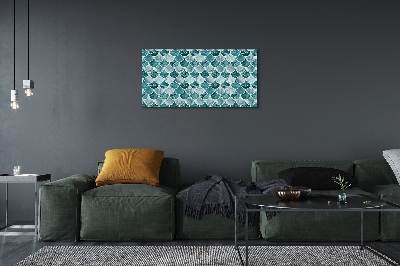 Canvas print Ground fish scales