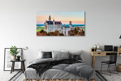 Canvas print Germany castle autumn munich