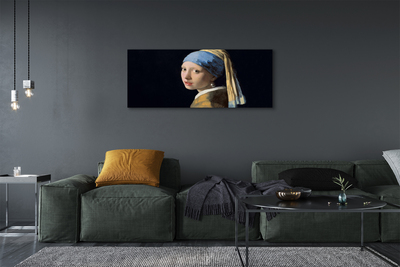 Canvas print Art girl with a pearl earring