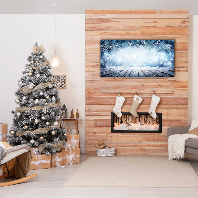 Canvas print Winter Snow Christmas Tree