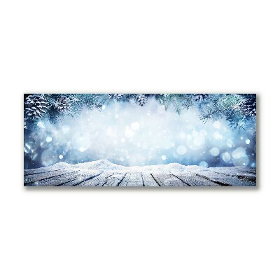 Canvas print Winter Snow Christmas Tree