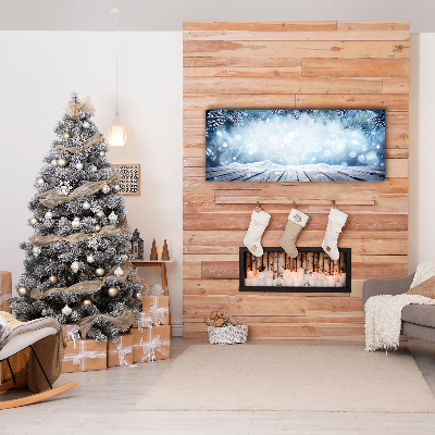 Canvas print Winter Snow Christmas Tree