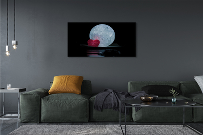 Canvas print The heart of the moon